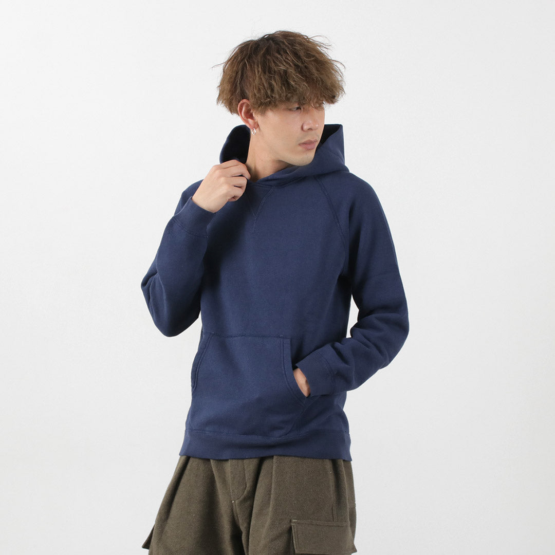 【30％OFF】BARNS（バーンズ） カラー別注 吊り編み 裏毛 プルオーバーパーカー スウェット
