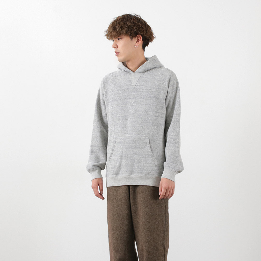 【ロコフェス！20%OFF！9/27(水)09:59まで】BARNS（バーンズ） カラー別注 吊り編み 裏毛 プルオーバーパーカー スウェット メンズ 長袖 無地 春 日本製 TSURI-AMI PULL PARKA