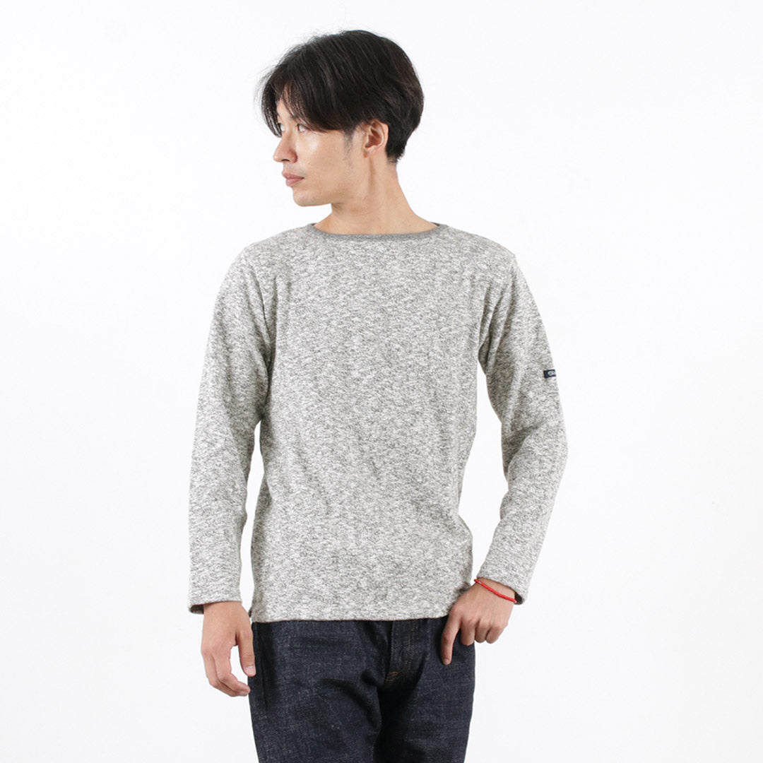 【新品】TIEASYコットンTシャツ/ボートネック/バスクシャツ/長袖 /日本製