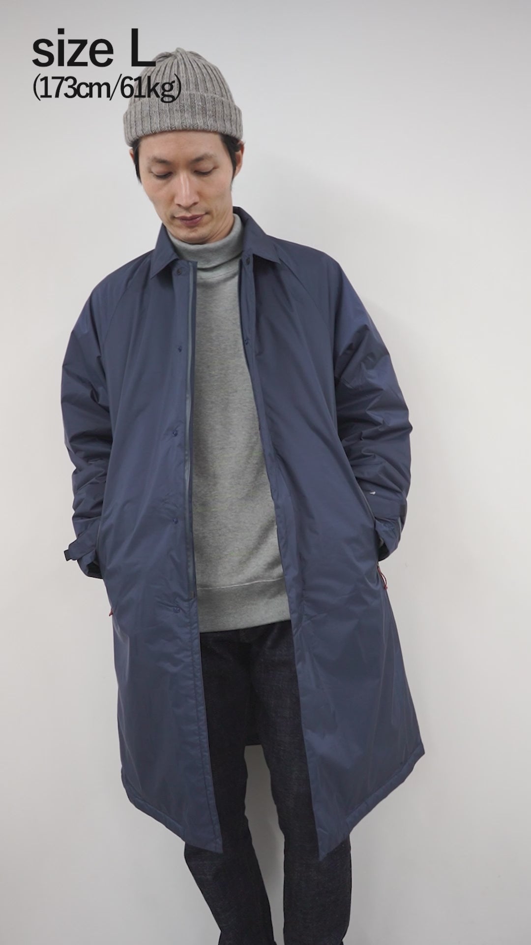 NANGA（ナンガ）オーロラ ステンカラー ダウンコート アウター メンズ バルカラー 撥水 リップストップ AURORA SOUTIEN  COLLAR DOWN COAT