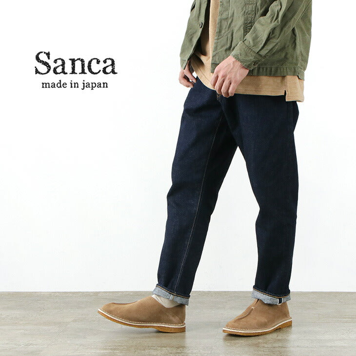 SANCA（サンカ） 15.5オンス デニム テーパード 5Pパンツ｜ROCOCO ONLINE STORE