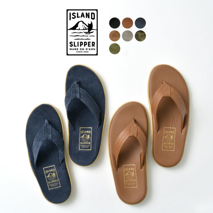 ISLAND SLIPPER（アイランドスリッパ） レザー サンダル / スエード / ビーチサンダル / トング / メンズ – ROCOCO  ONLINE STORE