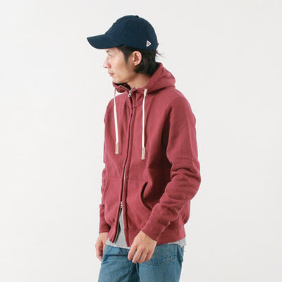 FELCO（フェルコ） インバースウィーブ ハイネック フルジップパーカー スウェット ヘビーウェイト / メンズ / 日本製