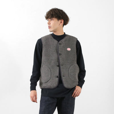 VINCENT ET MIREILLE（ヴァンソン エ ミレイユ） ボア ベスト メンズ 静電気防止 BOA VEST