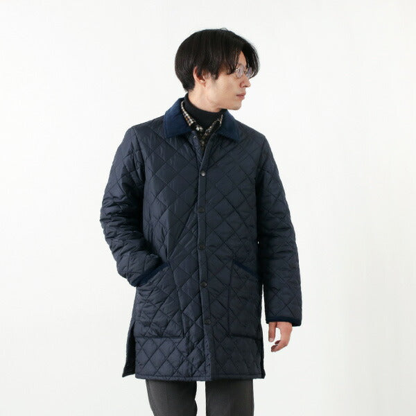 BARBOUR（バブアー） リッツデール SL ロング ナイロン キルティングジャケット / コート / メンズ / LIDDES DALE –  ROCOCO ONLINE STORE