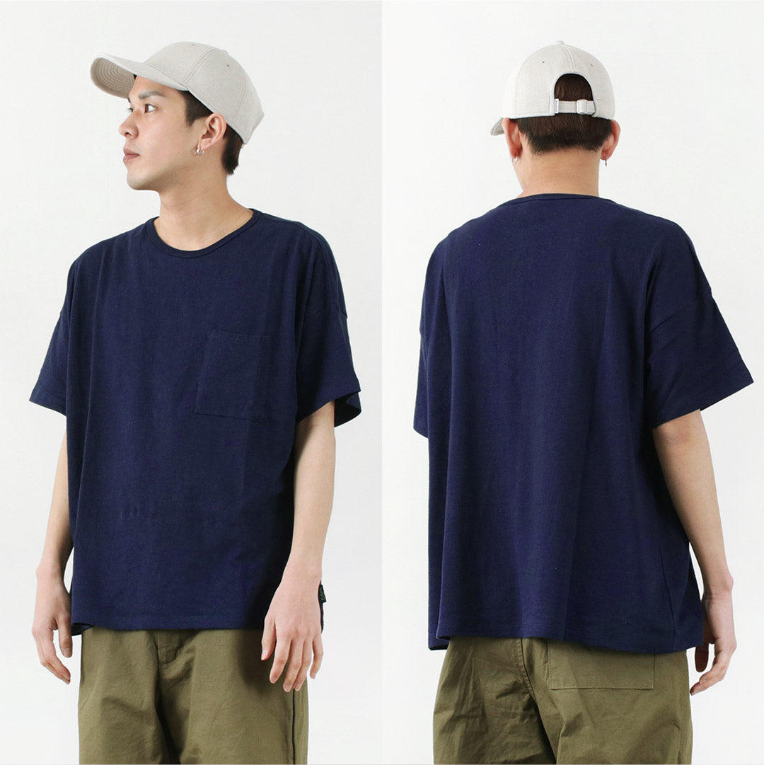 GOHEMP（ゴーヘンプ） ワイド ポケット Tシャツ