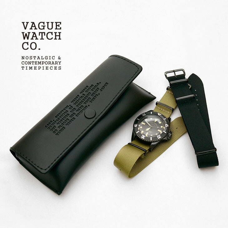 VAGUE WATCH Co.（ヴァーグウォッチ） ブラックサブ / ストラップ2色