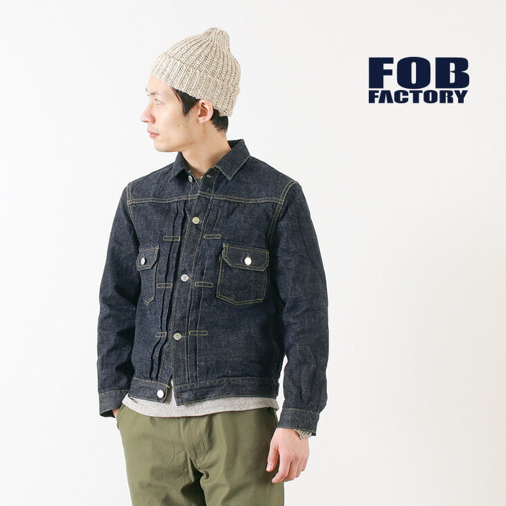 FOB FACTORY（FOBファクトリー） F2378 G3 セルヴィッチデニム 2ND ジャケット メンズ 日本製 SELV –  ROCOCO ONLINE STORE