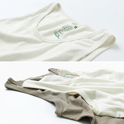 GOHEMP（ゴーヘンプ） ファインデイ タンクトップ / メンズ インナー 下着 肌着 ヘンプ コットン 無地 FINE DAY TANKTOP