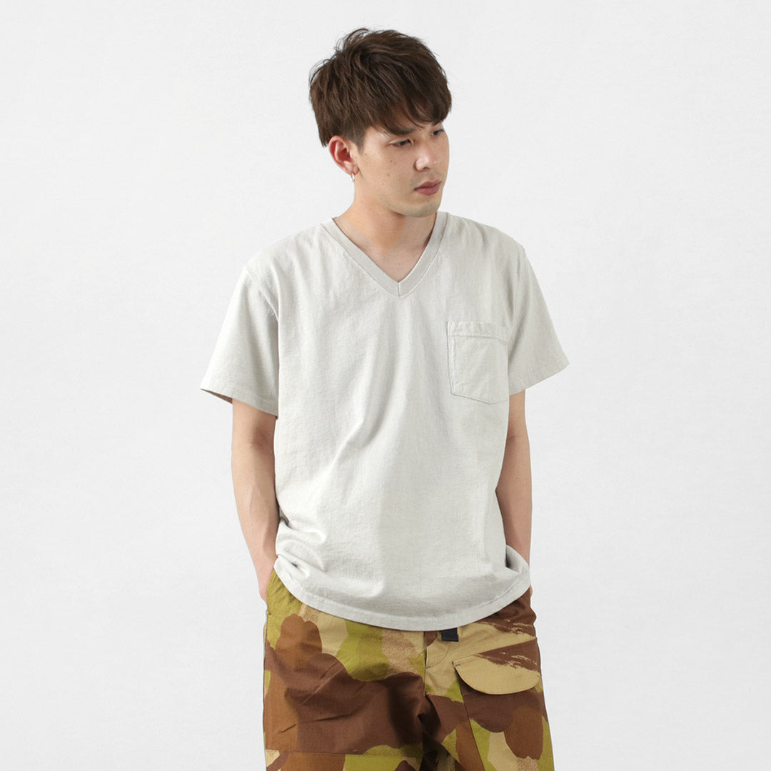 GOODWEAR（グッドウェア） カラー別注 ショートスリーブ Vネック ポケット Tシャツ