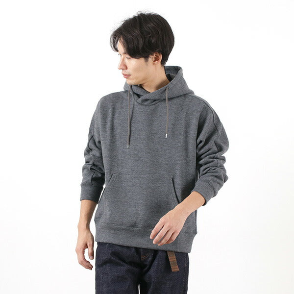 RE MADE IN TOKYO JAPAN（アールイー） ウールダブルフェイス アウターパーカー / プルオーバー / フーディー / メンズ / 日本製 / WOOL DOUBLE FACE OUTER PARKA