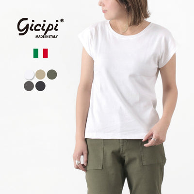 GICIPI（ジチピ） ディアマーンテ フレンチスリーブTシャツ / レディース トップス カットソー 半袖 綿100％ コットン DIAMANTE