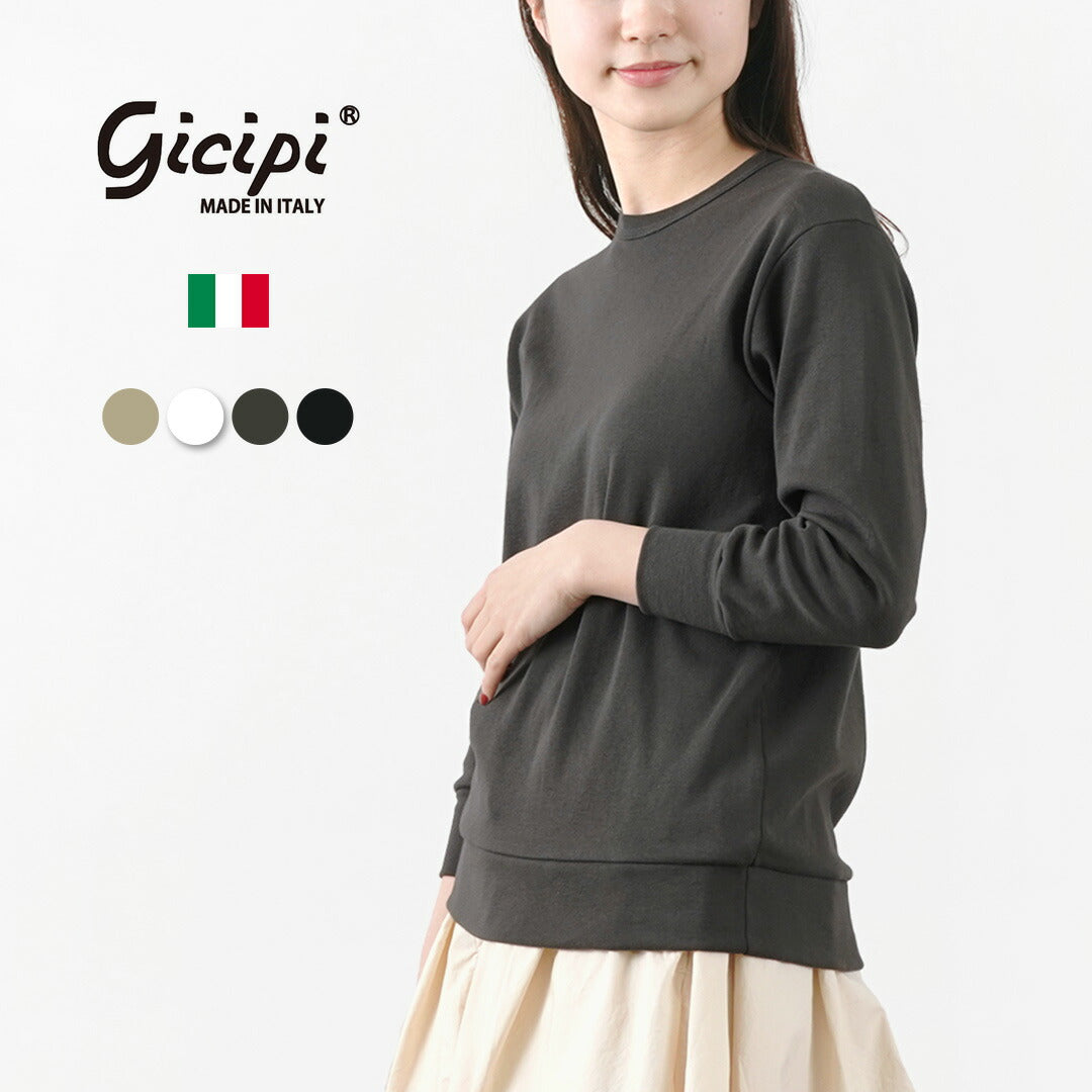 GICIPI（ジチピ） ザッフィ?ロ 9分袖 クルーネック ロングスリーブカットソー｜ROCOCO ONLINE STORE