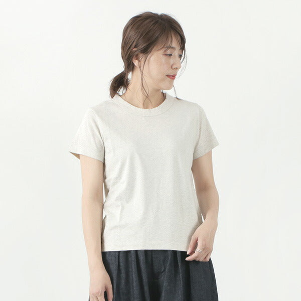 LAITERIE（レイトリー） ふわふわ天竺 クルーネック Tシャツ