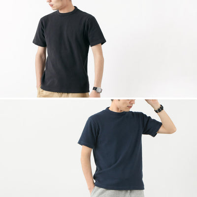 BARNS（バーンズ） カラー別注 ヘビースパンフライス 半袖Tシャツ / メンズ 伸縮 ストレッチ カットソー インナー 日本製 HEAVY-FRIES SS T