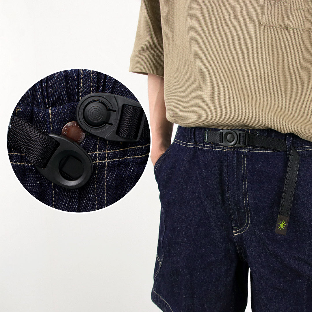 GOHEMP（ゴーヘンプ） エクスプローラーハイブリッドショーツ / メンズ パンツ ショートパンツ ハーフパンツ 短め 無地 膝上 デニム Explorer Hybrid Shorts クリスマス プレゼント ギフト