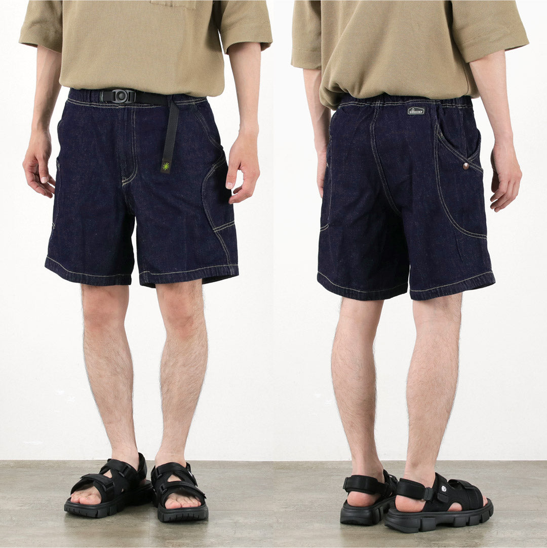 GOHEMP（ゴーヘンプ） エクスプローラーハイブリッドショーツ / メンズ パンツ ショートパンツ ハーフパンツ 短め 無地 膝上 デニム Explorer Hybrid Shorts クリスマス プレゼント ギフト
