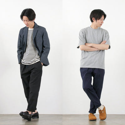 【ロコフェス！20%OFF！9/27(水)09:59まで】PERFECTION（ペルフェクション） イージーパンツ / メンズ パンツ 綿100 ウエストゴム 総ゴム テーパード イタリア製
