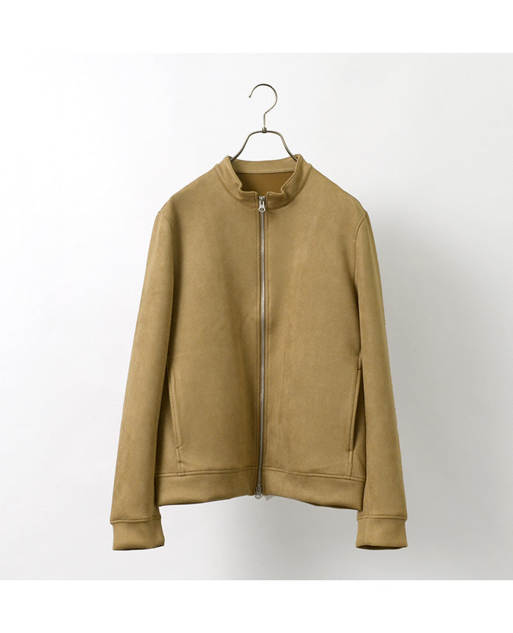【まとめ買いで最大30％OFFクーポン】【20％OFF】HARRISS（ハリス） ニット スエード ダブルジップ ライダース 2021年モデル / メンズ / 長袖 / ライトアウター ジャケット / 快適 / 上品 / 伸縮 ストレッチ / 日本製 / HK212-04201【セール】 クリスマス プレゼント ギフト