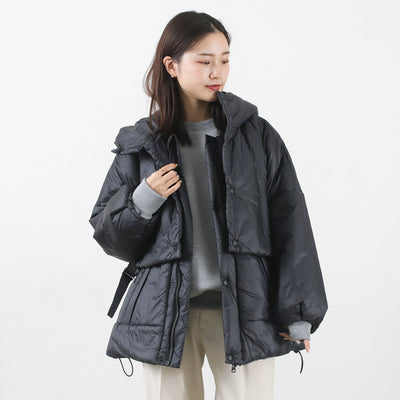 【まとめ買いで最大30％OFFクーポン】【30％OFF】F/CE.（エフシーイー） レイヤード パディングブルゾン レディース アウター ジャケット ショート エコダウン ベスト 3WAY SOLOTEX 日本製 NEW LAYERED PADDING BLOUSON クリスマス プレゼント ギフト【セール】