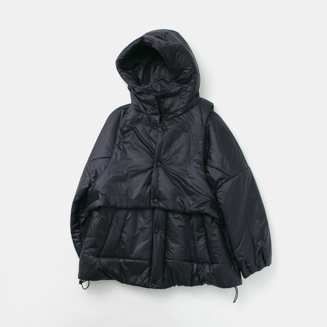 【まとめ買いで最大30％OFFクーポン】【30％OFF】F/CE.（エフシーイー） レイヤード パディングブルゾン レディース アウター ジャケット ショート エコダウン ベスト 3WAY SOLOTEX 日本製 NEW LAYERED PADDING BLOUSON クリスマス プレゼント ギフト【セール】