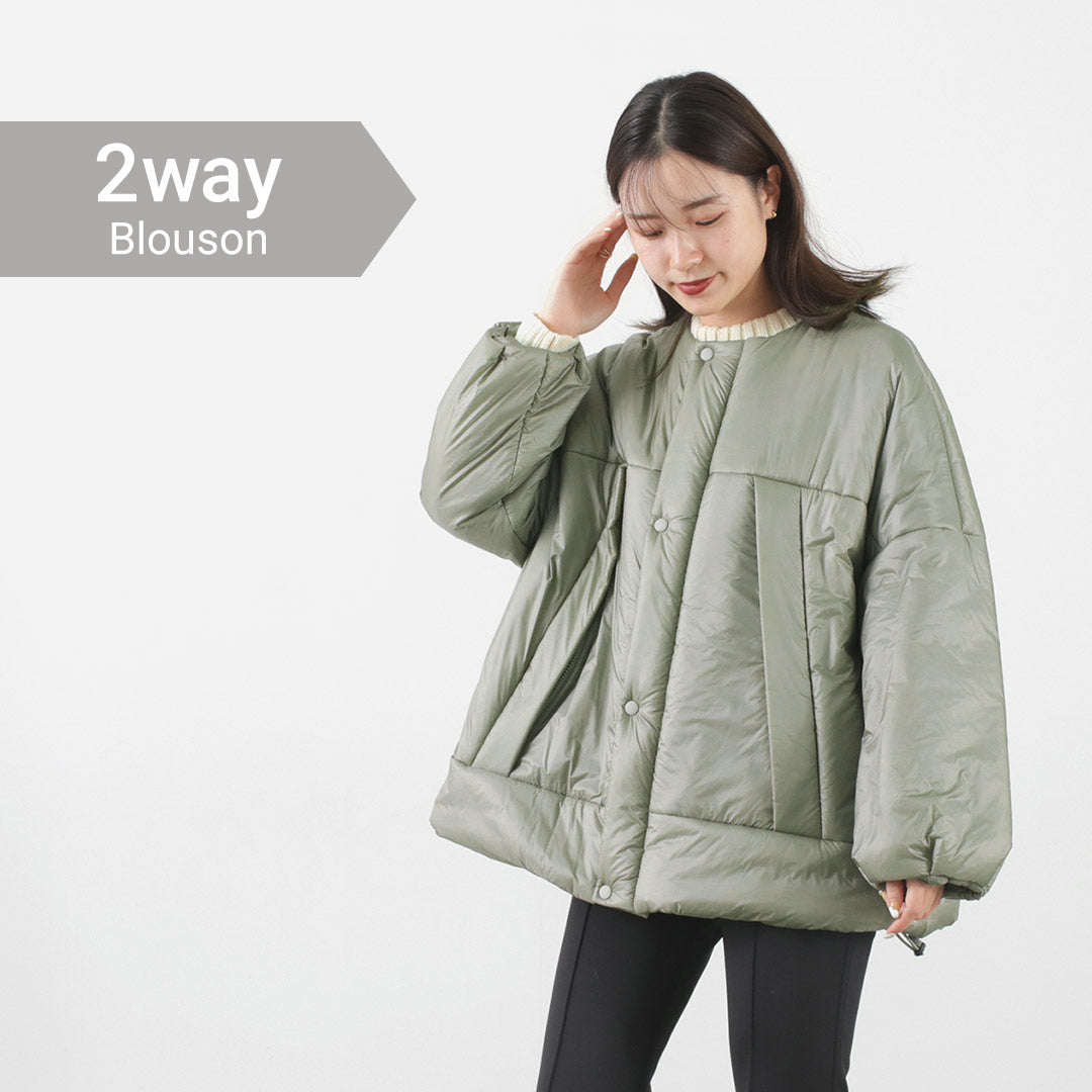 【まとめ買いで最大30％OFFクーポン】【30％OFF】F/CE.（エフシーイー） レイヤード パディングブルゾン レディース アウター ジャケット ショート エコダウン ベスト 3WAY SOLOTEX 日本製 NEW LAYERED PADDING BLOUSON クリスマス プレゼント ギフト【セール】