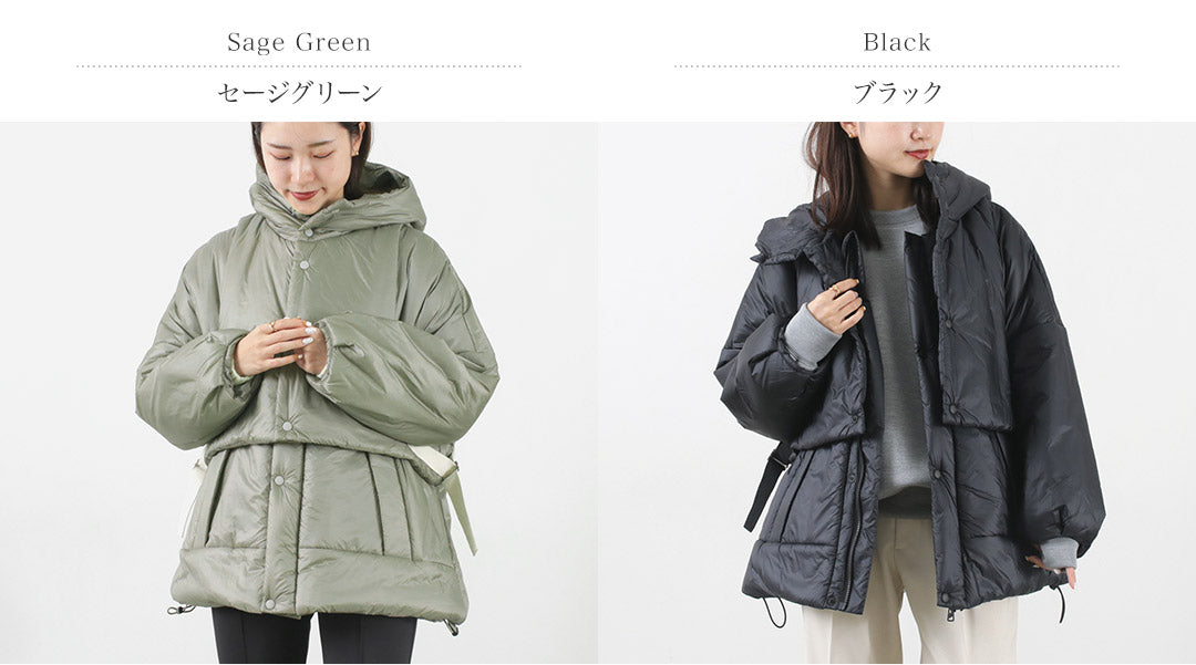 【まとめ買いで最大30％OFFクーポン】【30％OFF】F/CE.（エフシーイー） レイヤード パディングブルゾン レディース アウター ジャケット ショート エコダウン ベスト 3WAY SOLOTEX 日本製 NEW LAYERED PADDING BLOUSON クリスマス プレゼント ギフト【セール】