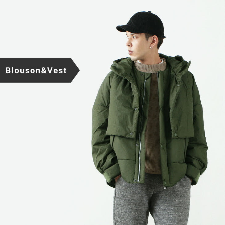 【まとめ買いで最大30％OFFクーポン】【30％OFF】F/CE.（エフシーイー） レイヤード パディングブルゾン 2021年モデル アウター ジャケット ショート エコダウン SOLOTEX ユニセックス メンズ レディース 日本製 FPA07212U0001 LAYERED PADDING BLOUSON【セール】 クリスマス プレゼント ギフト