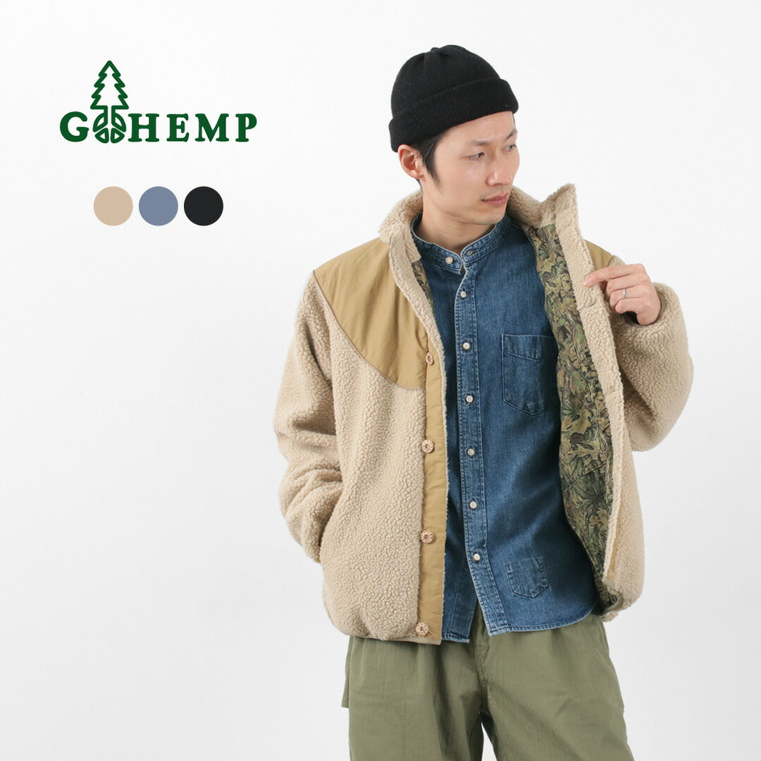 【30％OFF】GOHEMP（ゴーヘンプ） モンゴリアンジャケット