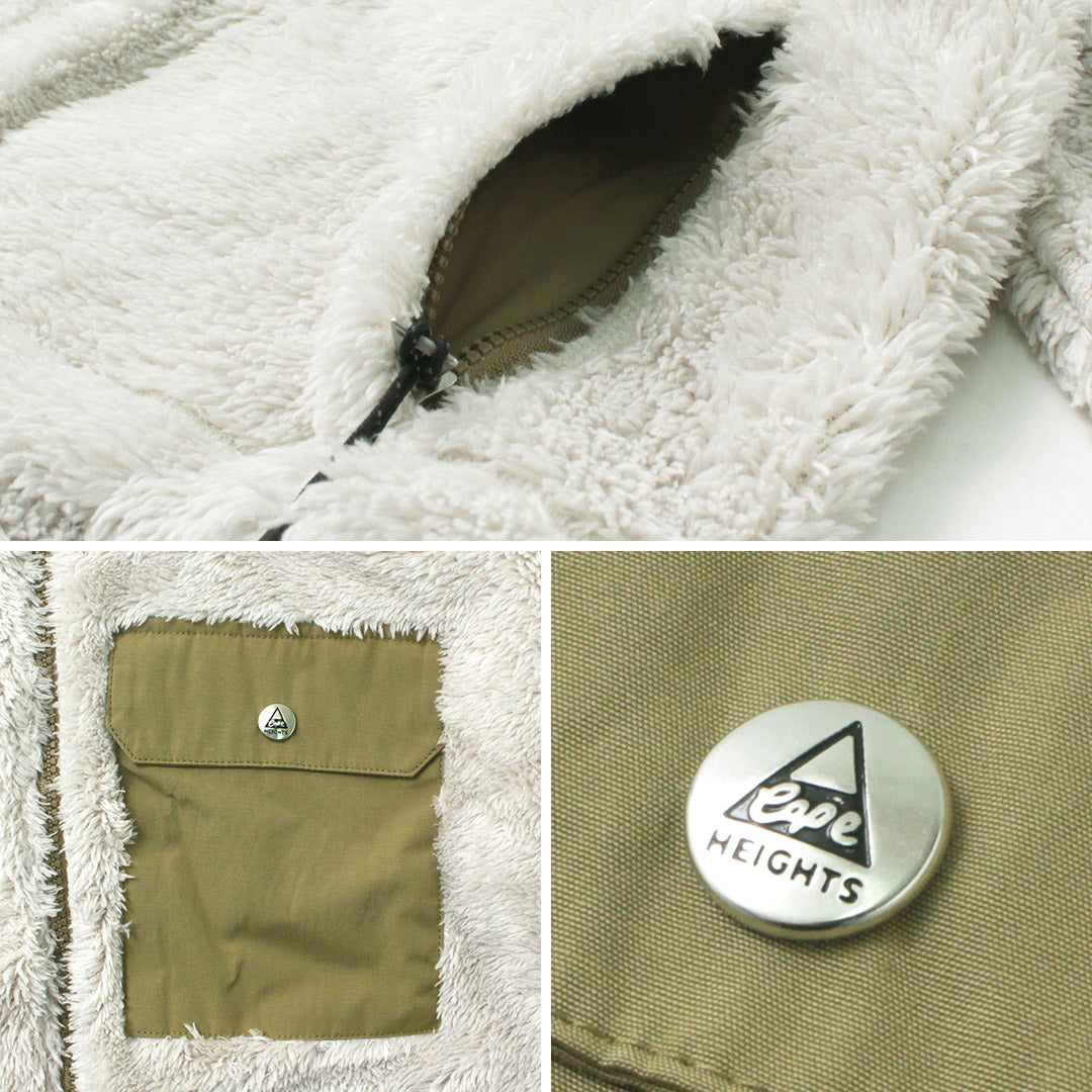 【まとめ買いで最大30％OFFクーポン】【20％OFF】CAPE HEIGHTS（ケープハイツ） リバス フリース ジャケット レディース アウター パーカー もこもこ 羽織り ハイネック 暖かい アウトドア ゆったり WMNS RIVAS FLEECE クリスマス プレゼント ギフト【セール】