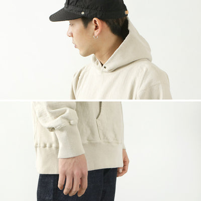 BARNS（バーンズ） 90S ヴィンテージプルパーカー メンズ トップス スウェット フーディー サイドリブ 日本製 90S SLD PULL PARKA