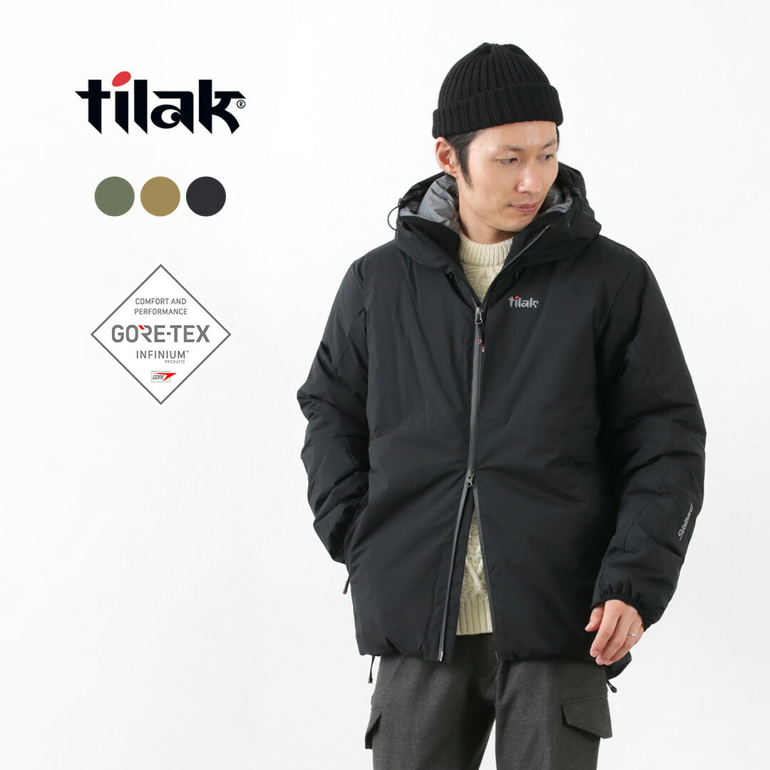 TILAK ティラック ジャケット 国内正規品 Svalbard Jacket スヴァルバード ジャケット キャビアブラック ゴアテックス 中綿 ジャケット ブラック系 S【美品】
