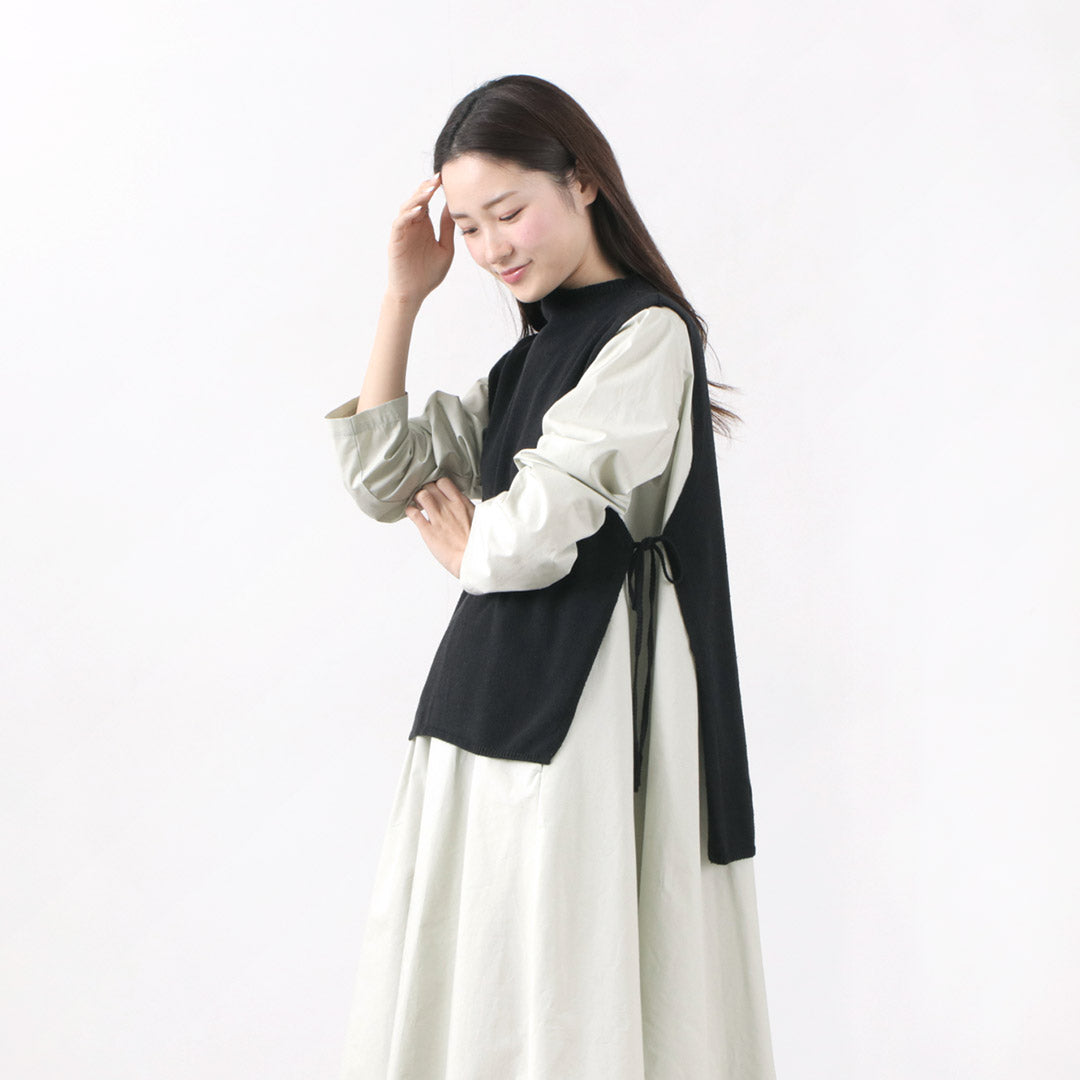 50％OFF】MIDIUMI（ミディウミ） サイドリボン ショート ベスト