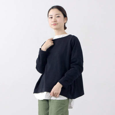 【まとめ買いで最大30％OFFクーポン】【30％OFF】MAO MADE（マオメイド） カラー別注 インナーセット 2WAY ワイドプルオーバー / 長袖 / ニット / ブラウス / 綿 コットン / レディース / 211142【セール】 クリスマス プレゼント ギフト