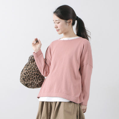 【まとめ買いで最大30％OFFクーポン】【30％OFF】MAO MADE（マオメイド） カラー別注 インナーセット 2WAY ワイドプルオーバー / 長袖 / ニット / ブラウス / 綿 コットン / レディース / 211142【セール】 クリスマス プレゼント ギフト