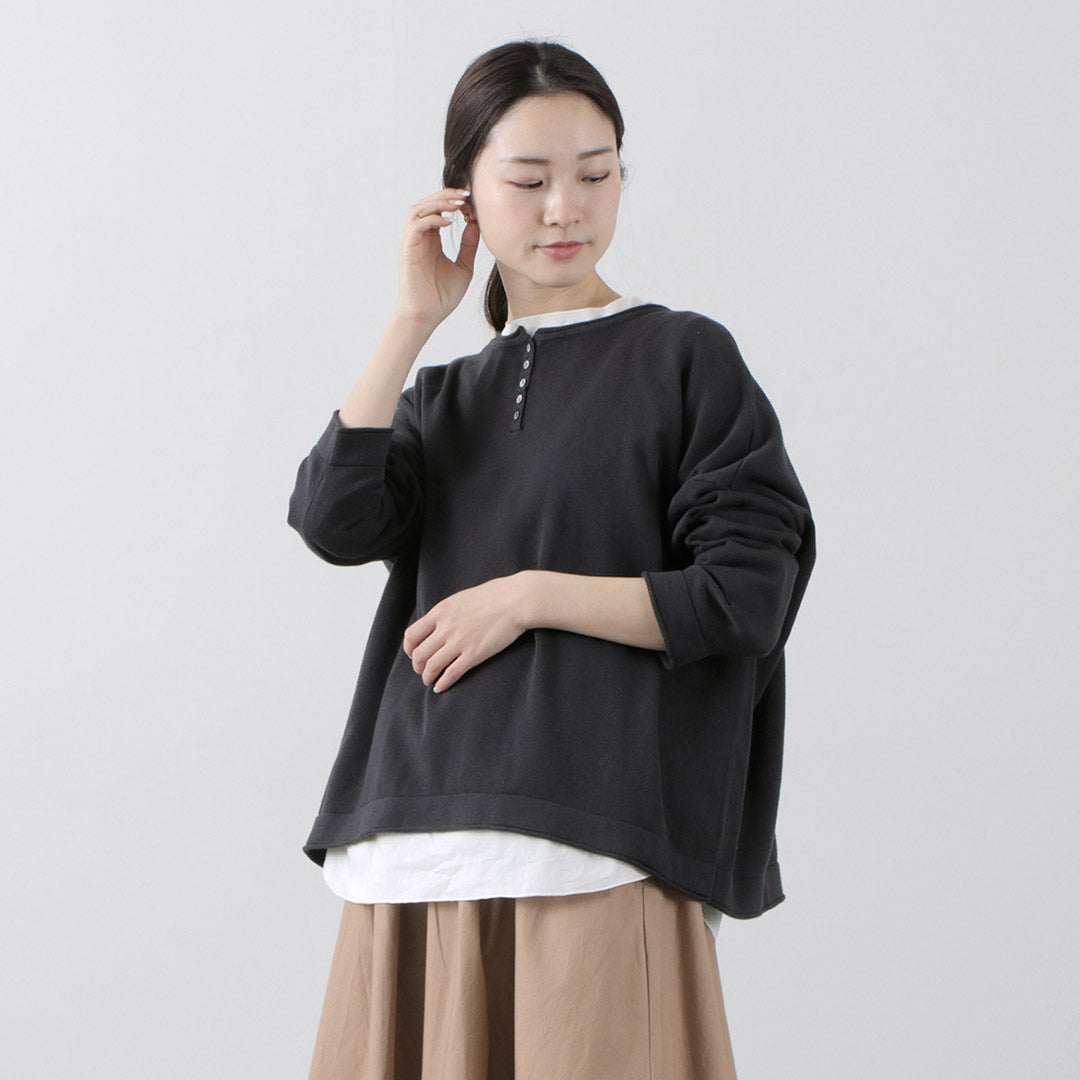 【まとめ買いで最大30％OFFクーポン】【30％OFF】MAO MADE（マオメイド） カラー別注 インナーセット 2WAY ワイドプルオーバー / 長袖 / ニット / ブラウス / 綿 コットン / レディース / 211142【セール】 クリスマス プレゼント ギフト
