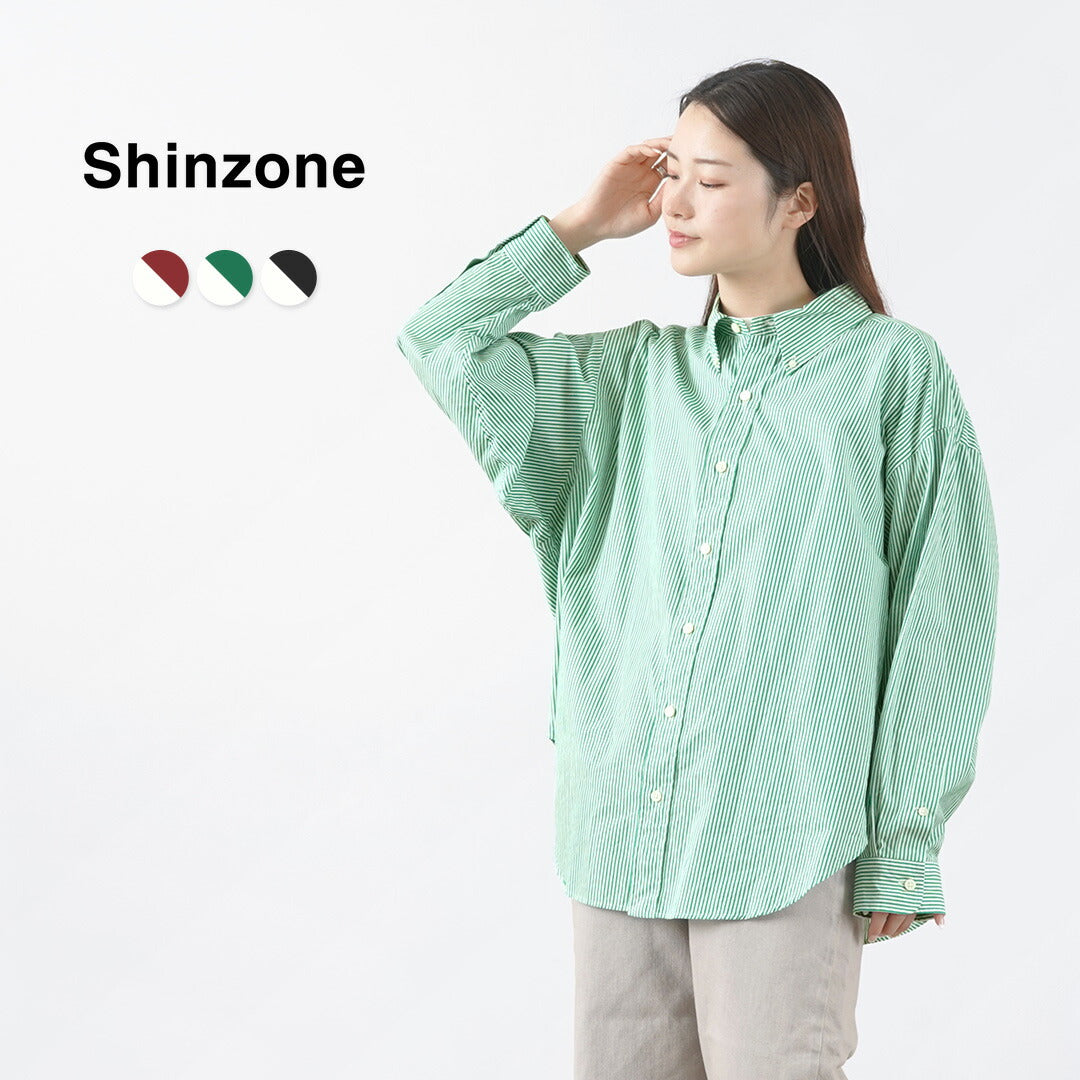 SHINZONE（シンゾーン） ストライプ ダディーシャツ / 長袖 / ワイド