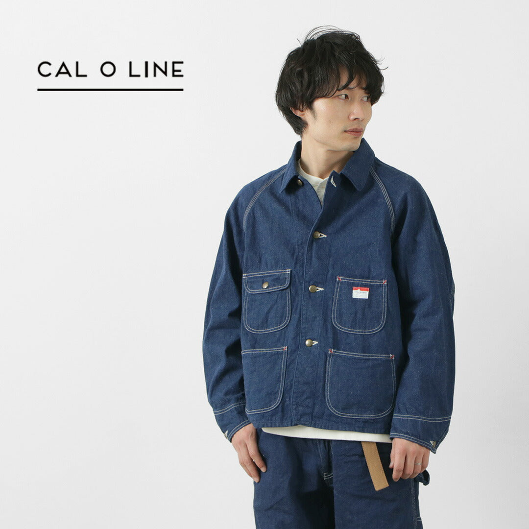 30％OFF】CAL O LINE（キャルオーライン） デニム カバーオール サード / メンズ / ワーク / ワークジャケット / 経 –  ROCOCO ONLINE STORE