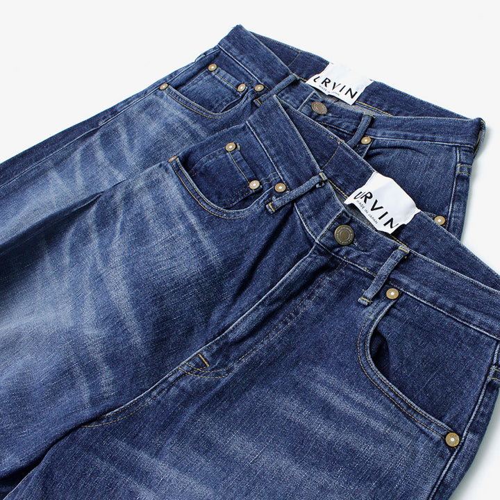 URVIN by JAPAN BLUE JEANS（アーヴィン） ワイド フレア デニムパンツ / レディース / ジーンズ ジーパン / –  ROCOCO ONLINE STORE