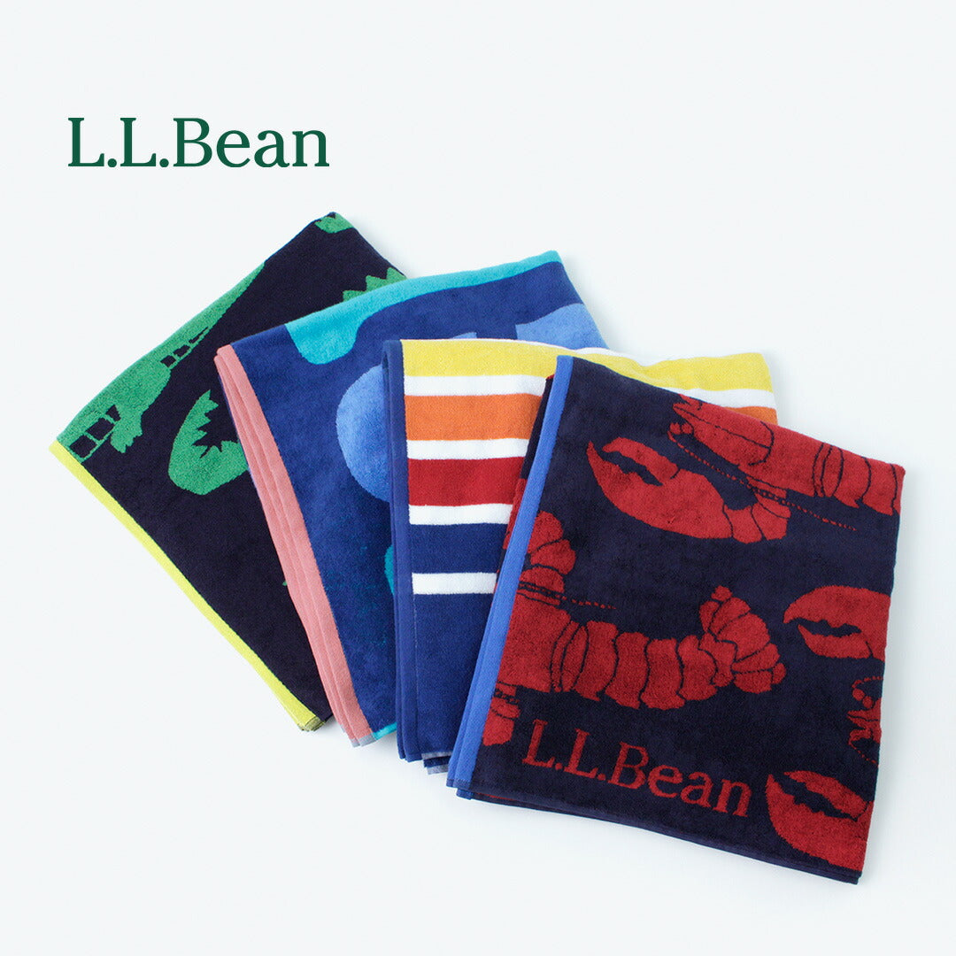 L.L.Bean(エルエルビーン) シーサイド・ビーチ・タオル タートル