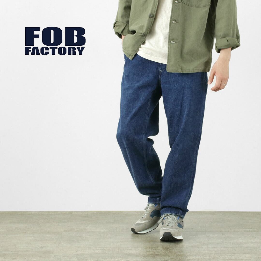 20％OFF】FOB FACTORY（FOBファクトリー） F0511 WW2 デニム デッキパンツ ユーズド加工｜ROCOCO ONLINE  STORE