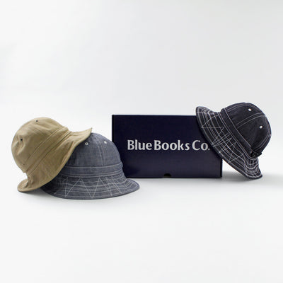 BLUE BOOKS CO.（ブルーブックスコー） ランダムミリタリー / メンズ レディース 帽子 綿 コットン 日本製