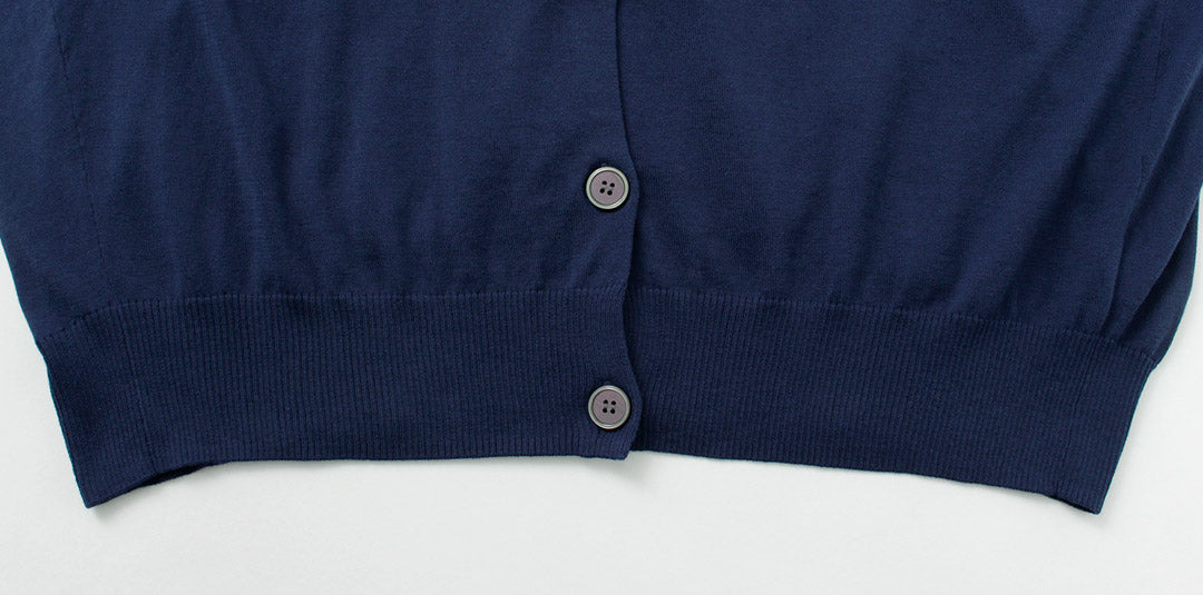 MAO MADE（マオメイド） シルケットヤーン 半袖カーディガン / レディース トップス 半袖 羽織 薄手 冷房対策 コットン Mercerized Yarn short sleeve cardigan クリスマス プレゼント ギフト