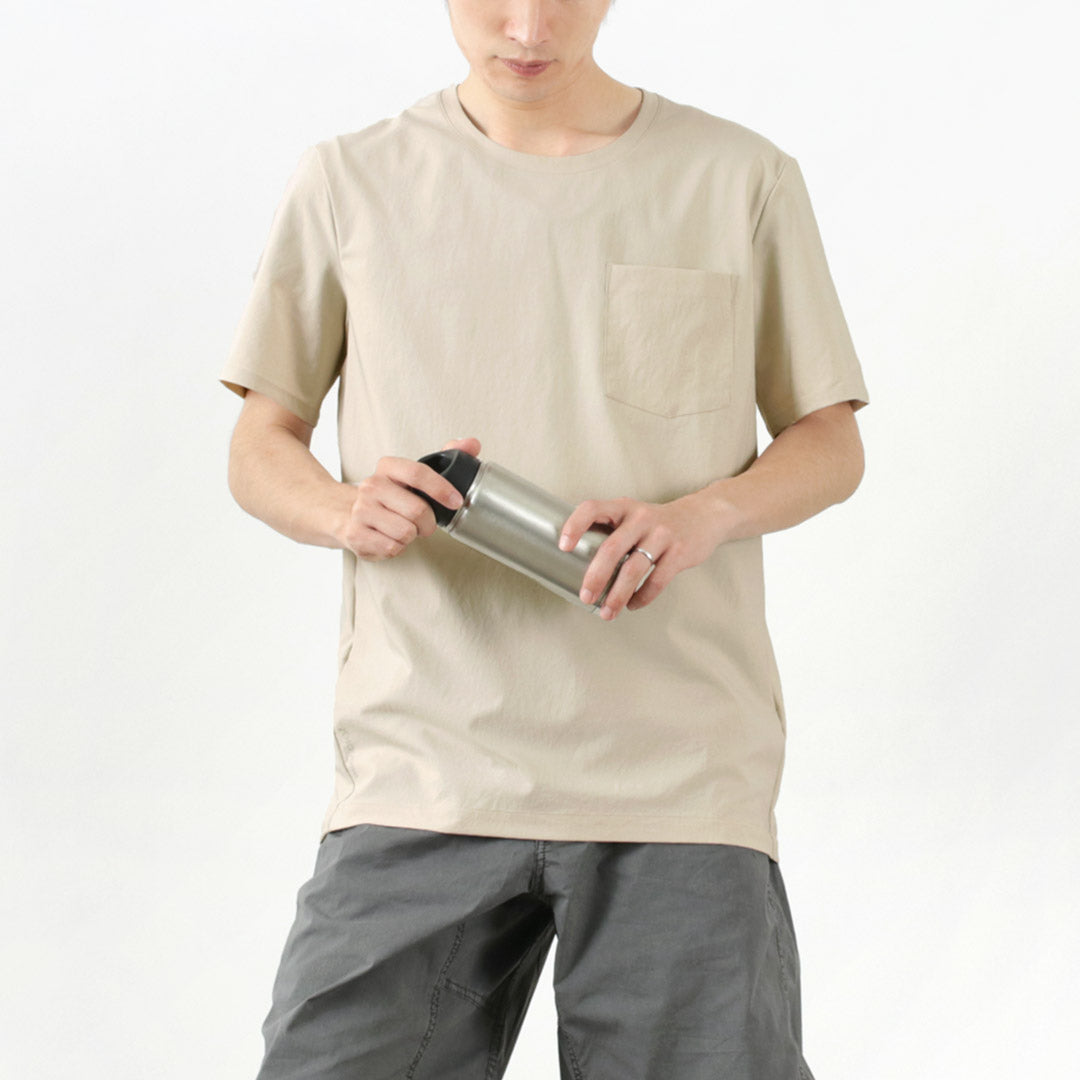 HOUDINI（フーディニ）MS カバー Tee / メンズ トップス Tシャツ 半袖 速乾 ドライ 軽量 ストレッチ アウトドア MS Cover TEE