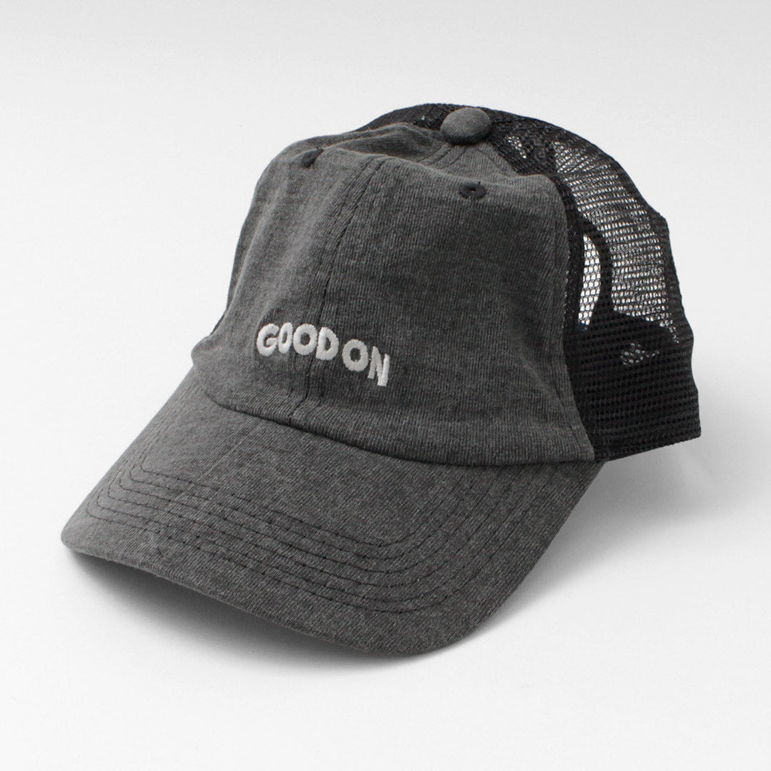 【30％OFF】GOOD ON（グッドオン） 別注 TEE メッシュキャップ “GOOD ON” 刺繍