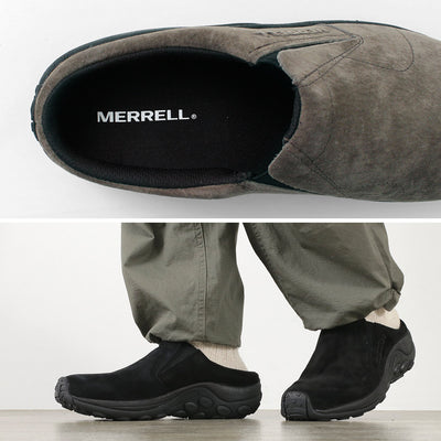 MERRELL（メレル） ジャングルスライド メンズ クロッグシューズ サンダル シューズ 靴 スエードレザー 撥水 カジュアル アウトドア JUNGLE SLIDE