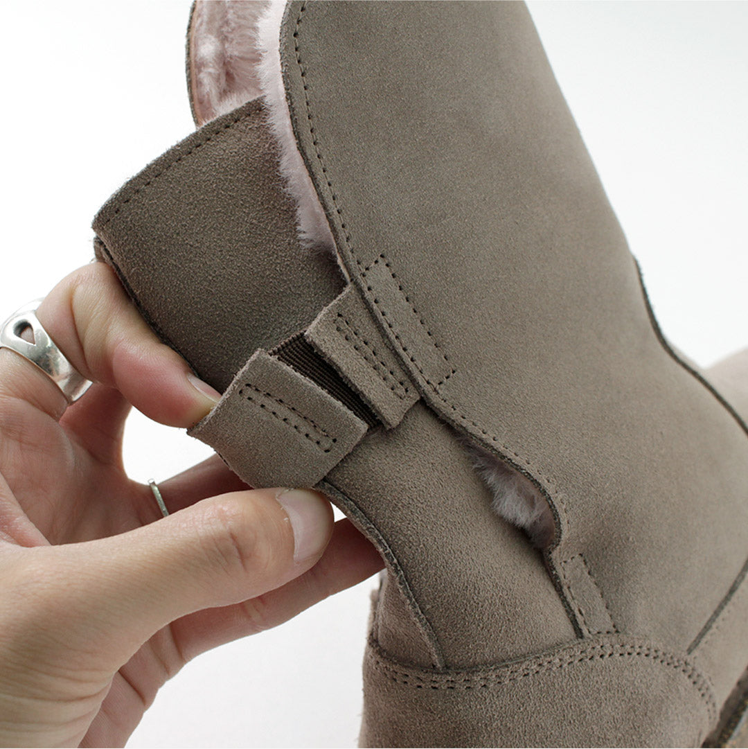 【まとめ買いで最大30％OFFクーポン】【20％OFF】BIRKENSTOCK（ビルケンシュトック） ウプサラ シアリング / スエードレザー ハーフブーツ ミドル丈 ベロアレザー ボア レディース ローヒール フラット UPPSALA SHEARLING SUEDE LEATHER クリスマス プレゼント ギフト【セール】