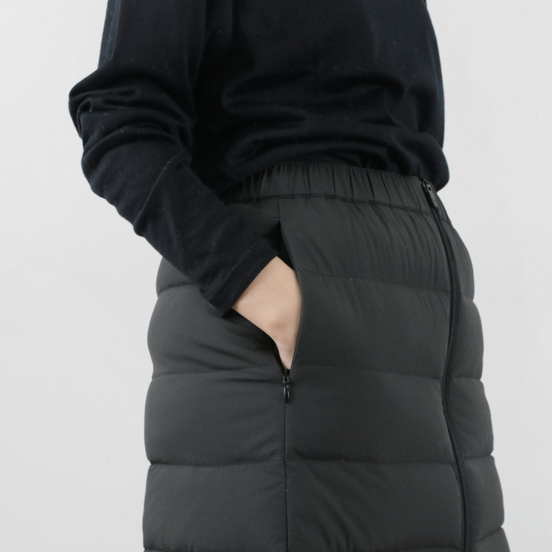 【まとめ買いで最大30％OFFクーポン】【20％OFF】MOUNTAIN EQUIPMENT（マウンテンイクィップメント） ストレッチダウン スカート レディース アウトドア 巻きスカート ショート丈 STRETCH DOWN SKIRT【セール】 クリスマス プレゼント ギフト