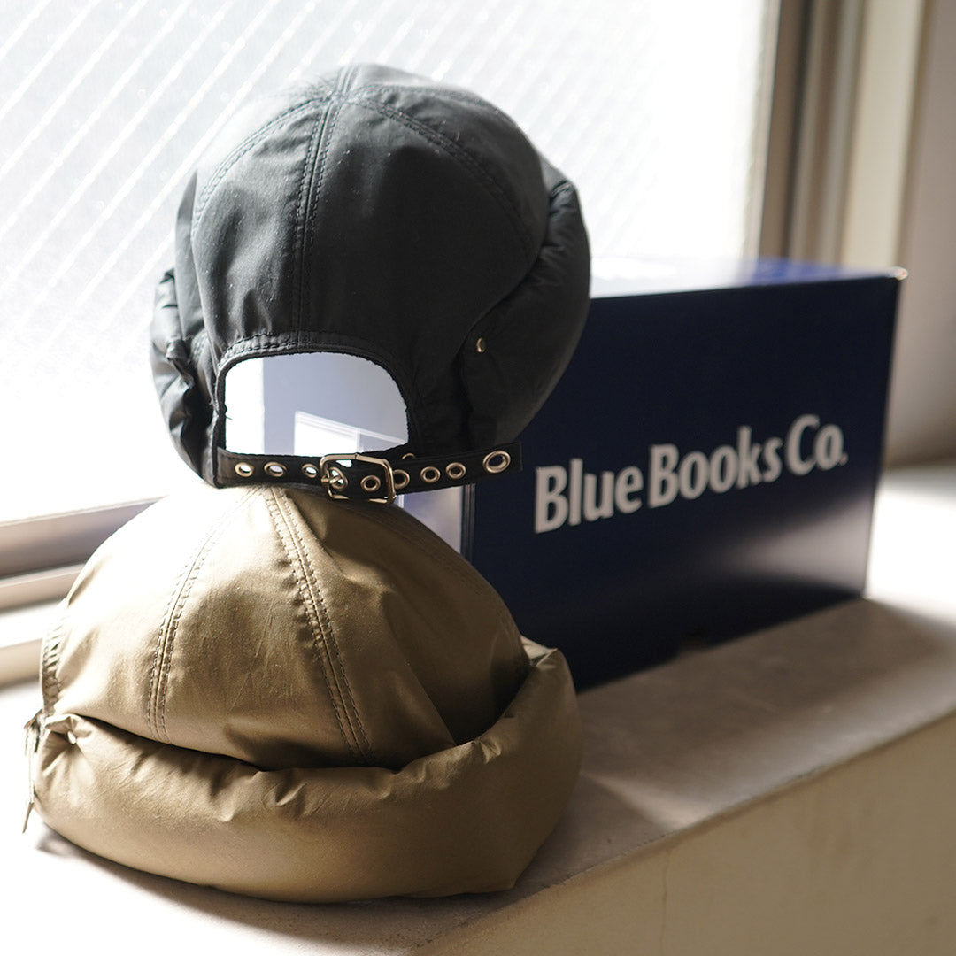 BLUE BOOKS CO.（ブルーブックスコー） Random Roll 帽子 ツバなし ロールキャップ メンズ 綿 コットン タイプライター 日本製 クリスマス プレゼント ギフト
