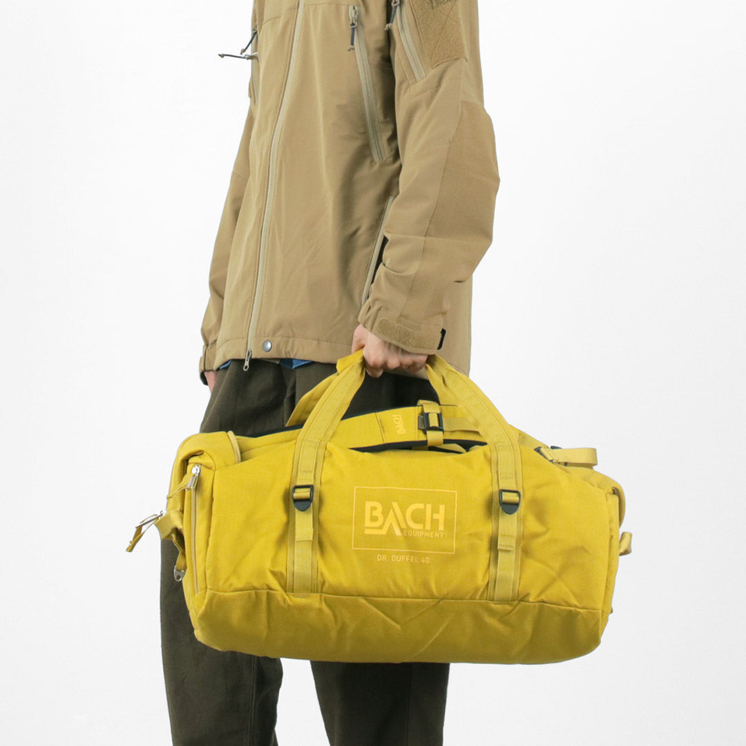 BACH(バッハ) ドクターダッフル40 メンズ 鞄 ダッフルバッグ ボストンバッグ リュック 2WAY 大容量 40L 撥水 キャンプ D